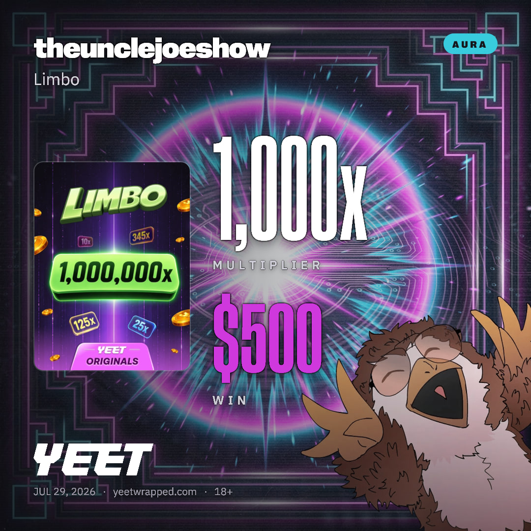 theunclejoeshow hit 1,000x on Limbo