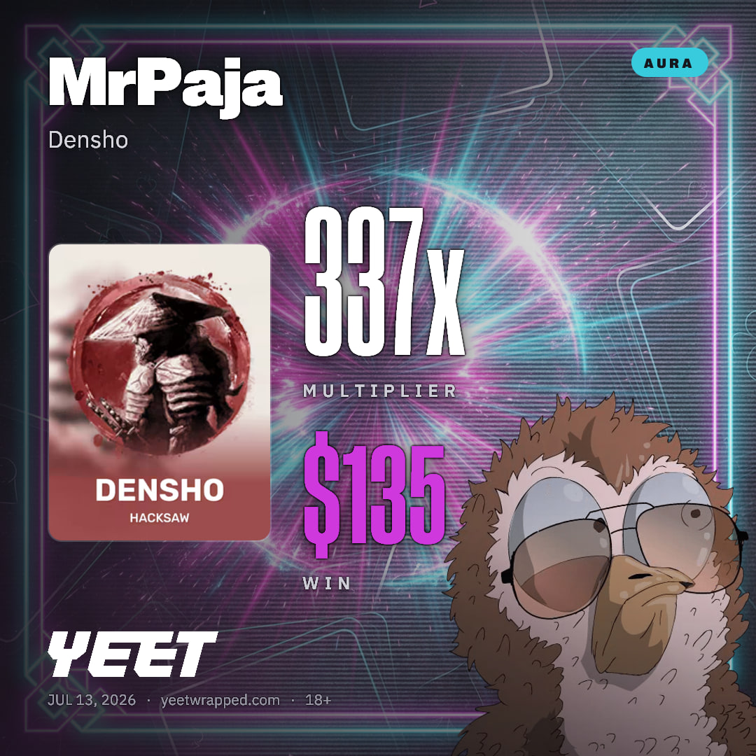 MrPaja hit 336.8x on Densho