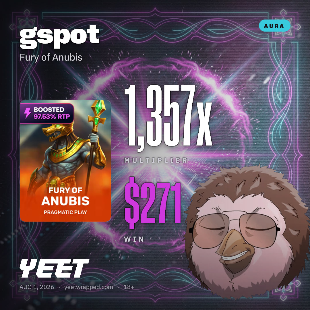 gspot hit 1,357x on Fury of Anubis