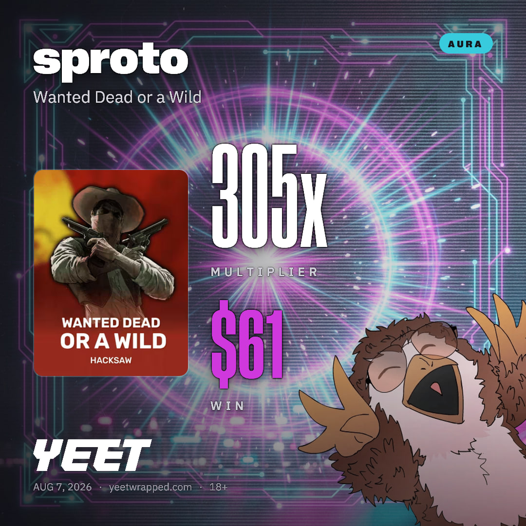 sproto hit 305x on Wanted Dead or a Wild