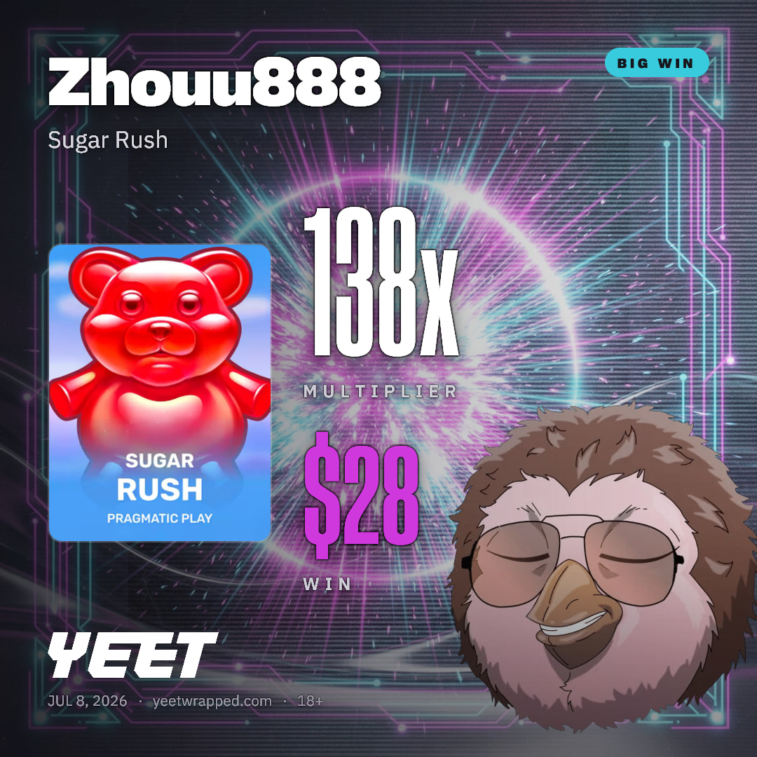 Zhouu888 hit 137.9x on Sugar Rush