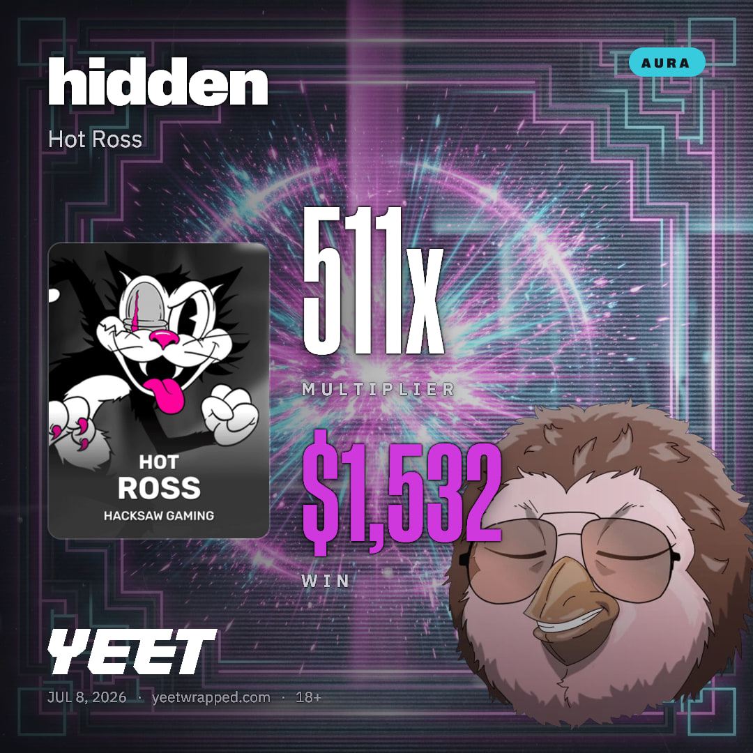 hidden hit 510.8x on Hot Ross