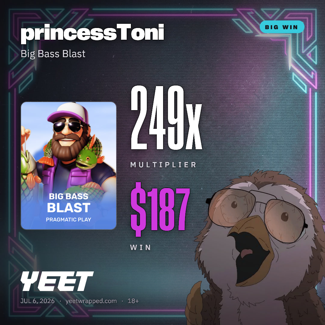 princessToni hit 249.4x on Big Bass Blast