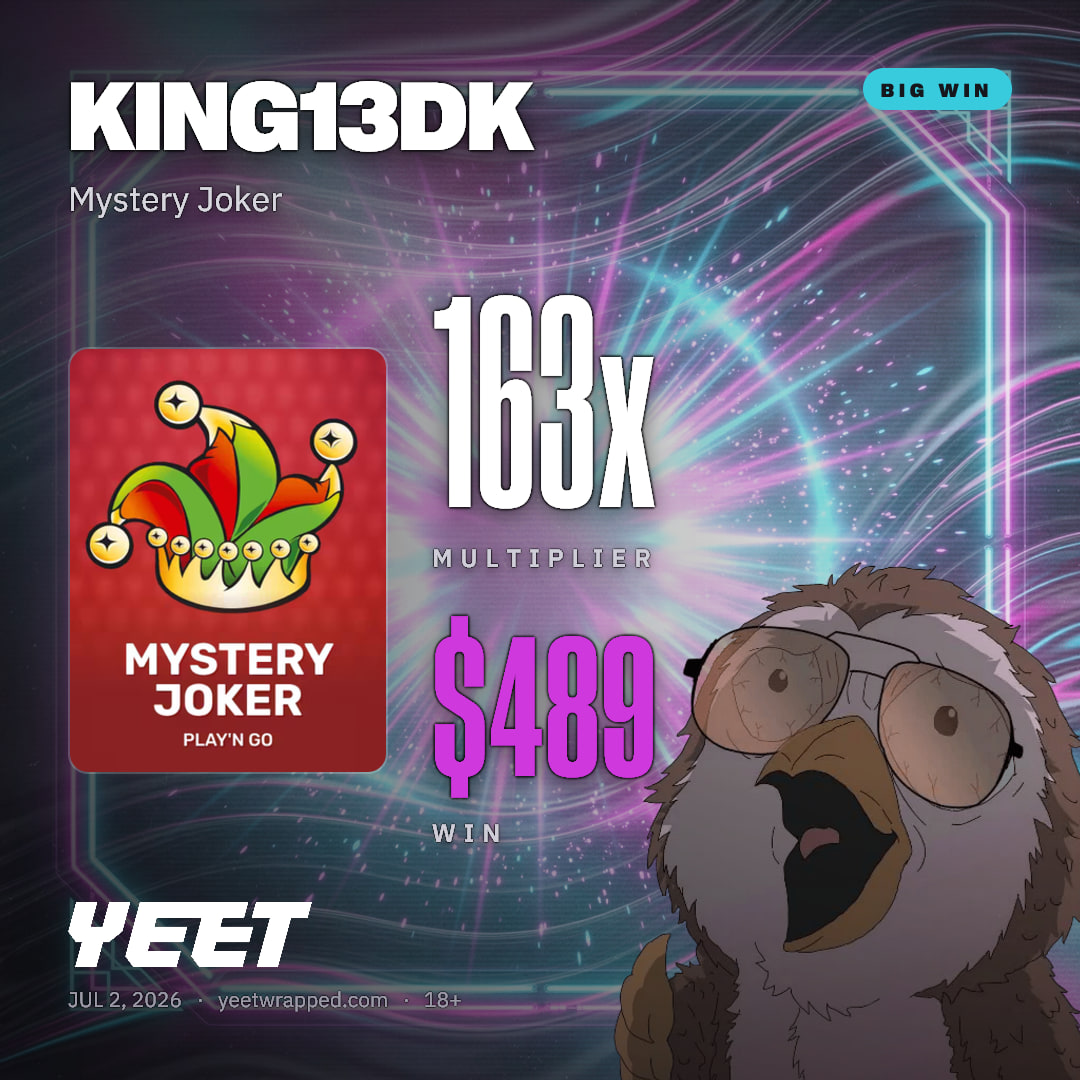 KING13DK hit 163x on Mystery Joker