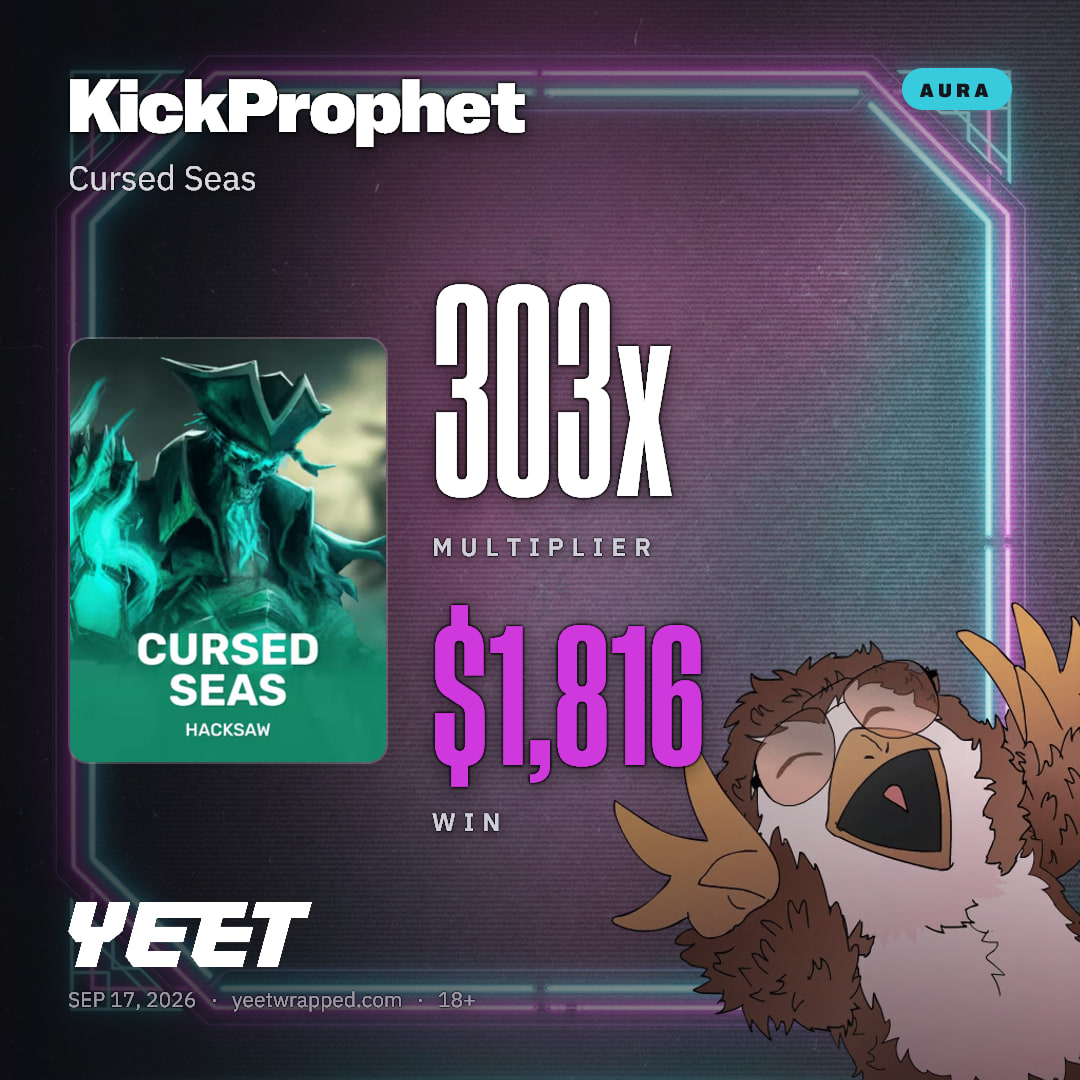 KickProphet hit 302.7x on Cursed Seas