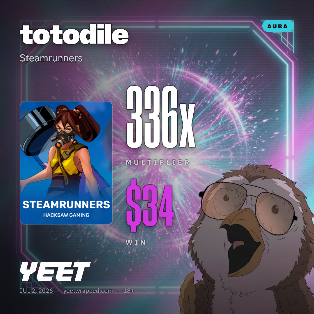 totodile hit 336.2x on Steamrunners