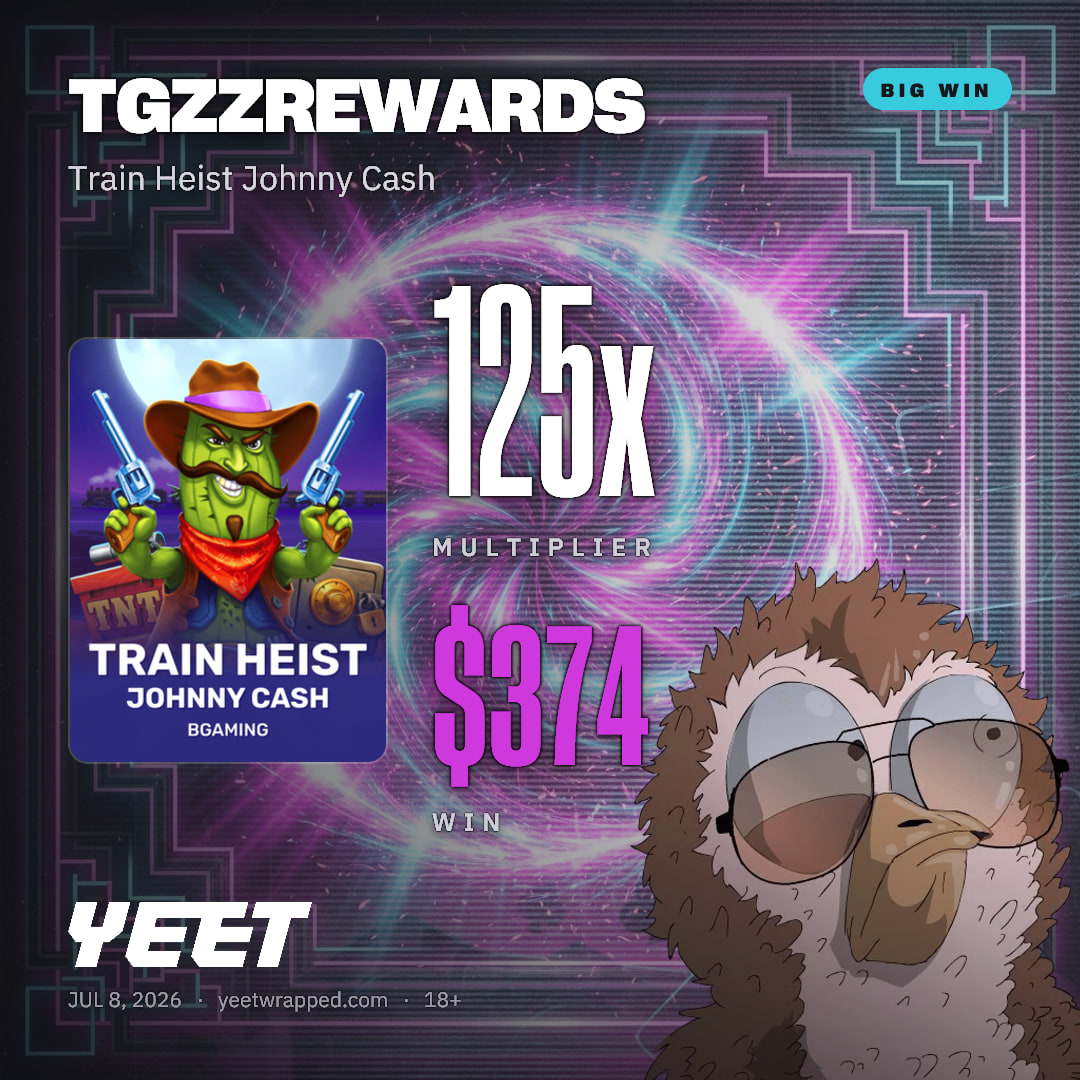 TGZZREWARDS hit 124.5x on Train Heist Johnny Cash