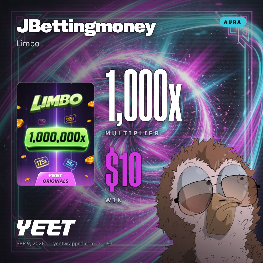 JBettingmoney hit 1,000x on Limbo
