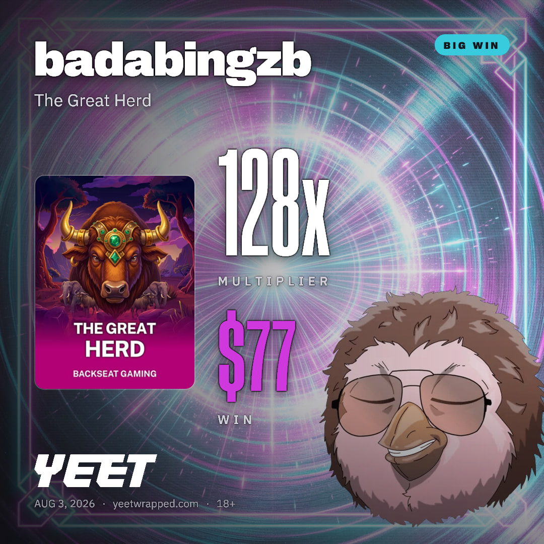 badabingzb hit 128.2x on The Great Herd