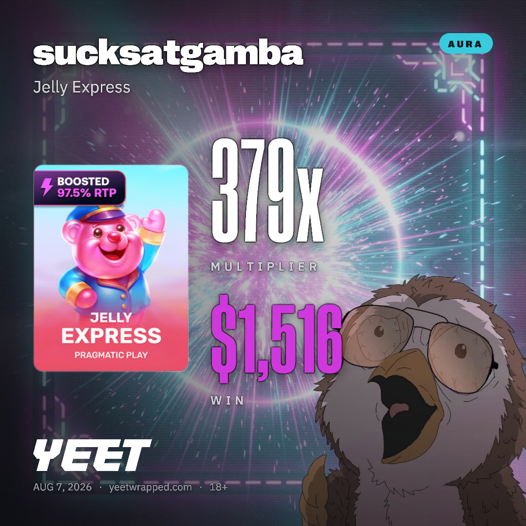 sucksatgamba hit 379.1x on Jelly Express