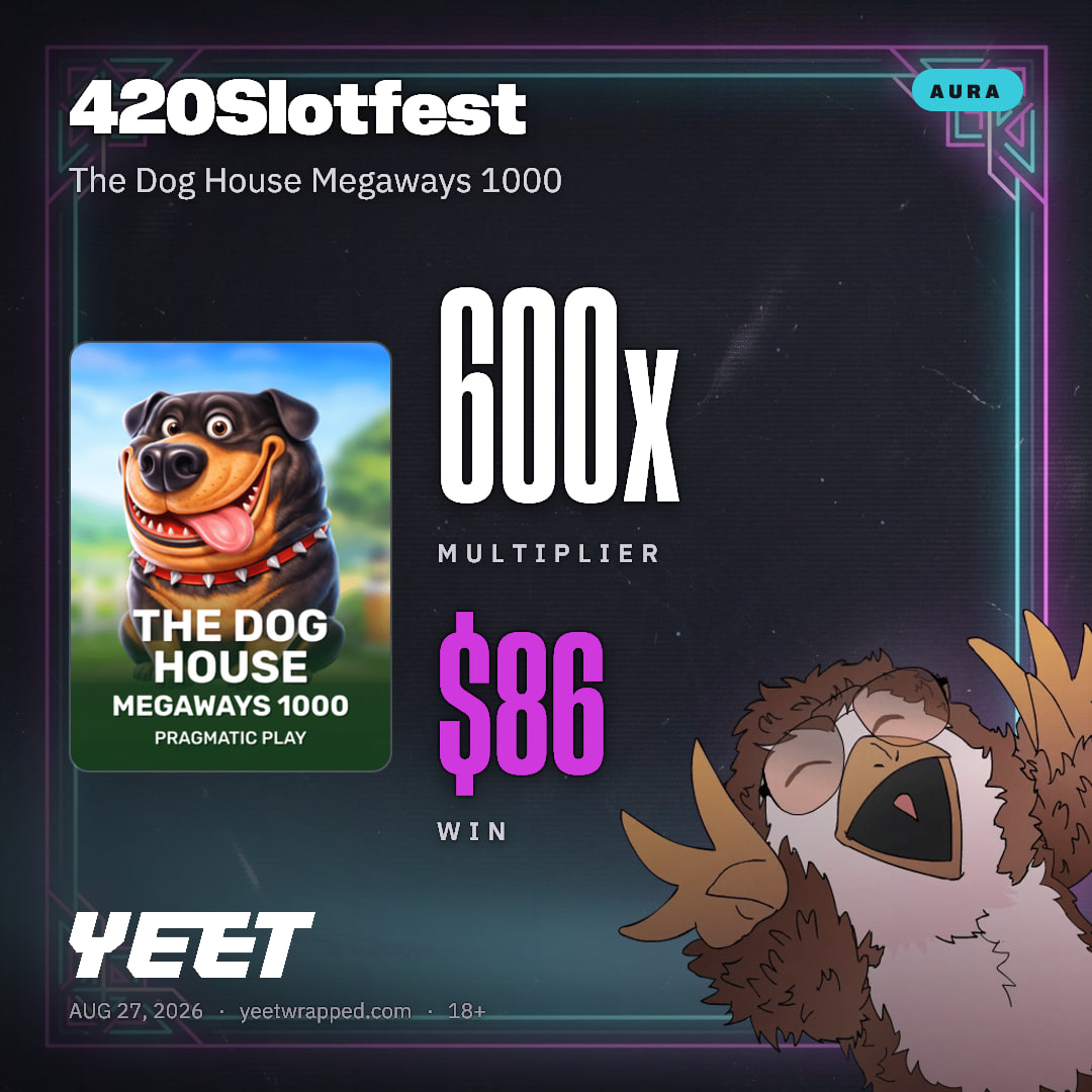 420Slotfest hit 600x on The Dog House Megaways 1000