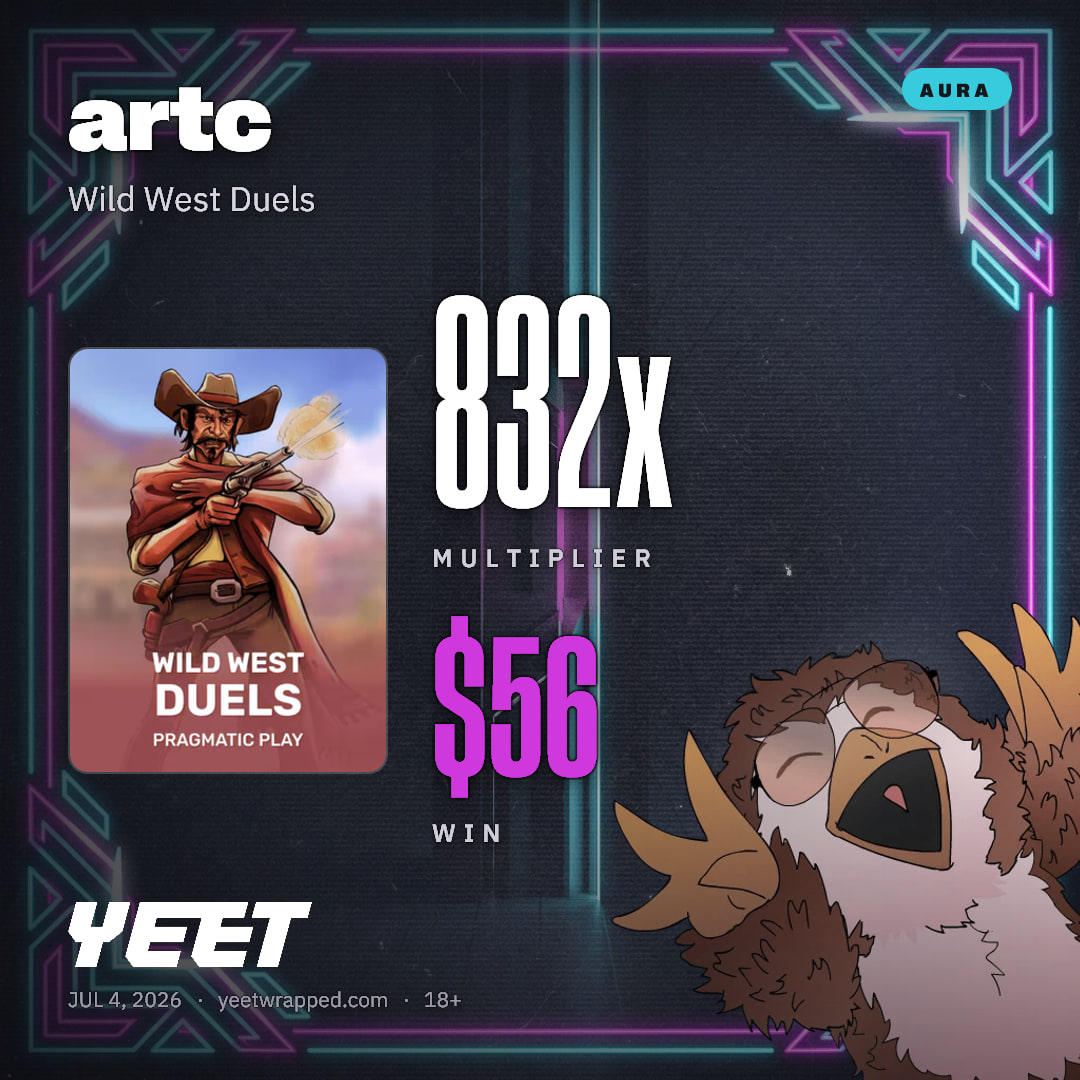 artc hit 831.7x on Wild West Duels