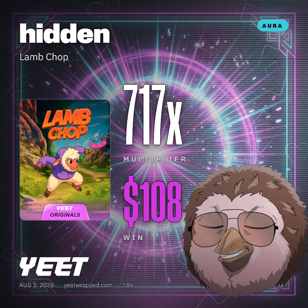 hidden hit 717.1x on Lamb Chop