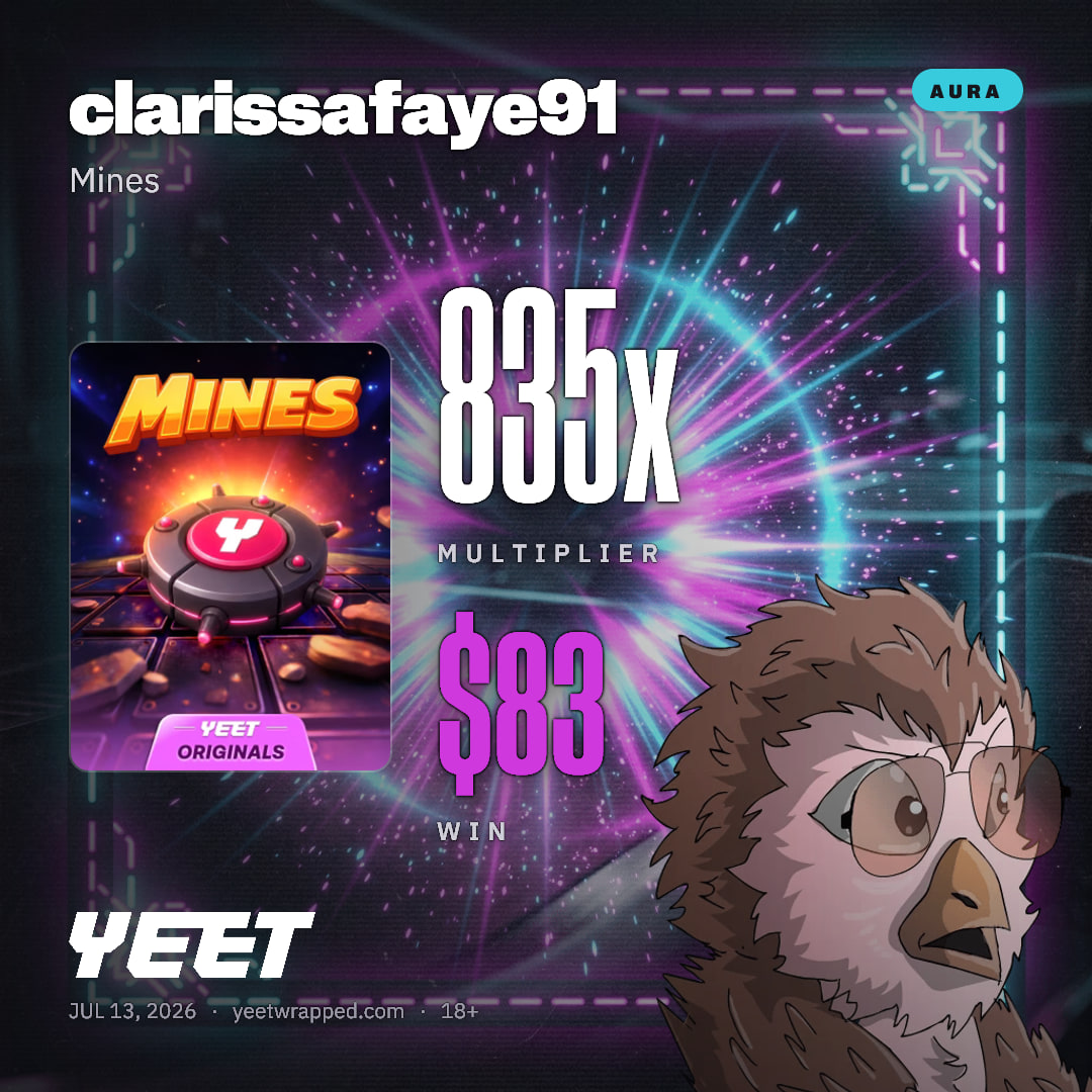 clarissafaye91 hit 834.9x on Mines