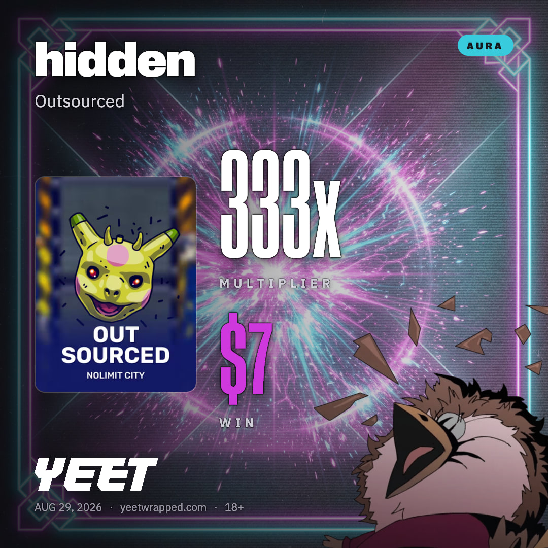 hidden hit 332.7x on Outsourced