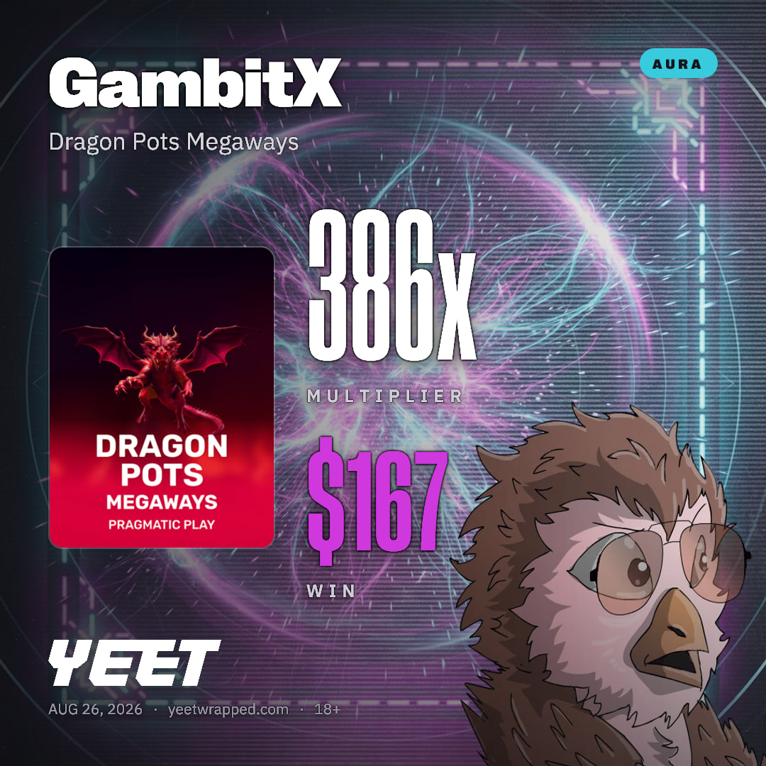 GambitX hit 385.5x on Dragon Pots Megaways