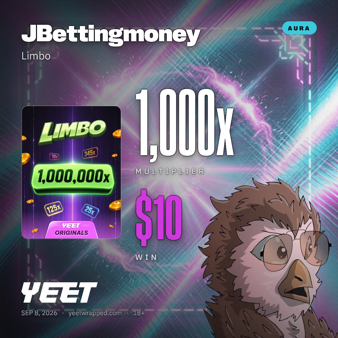JBettingmoney hit 1,000x on Limbo
