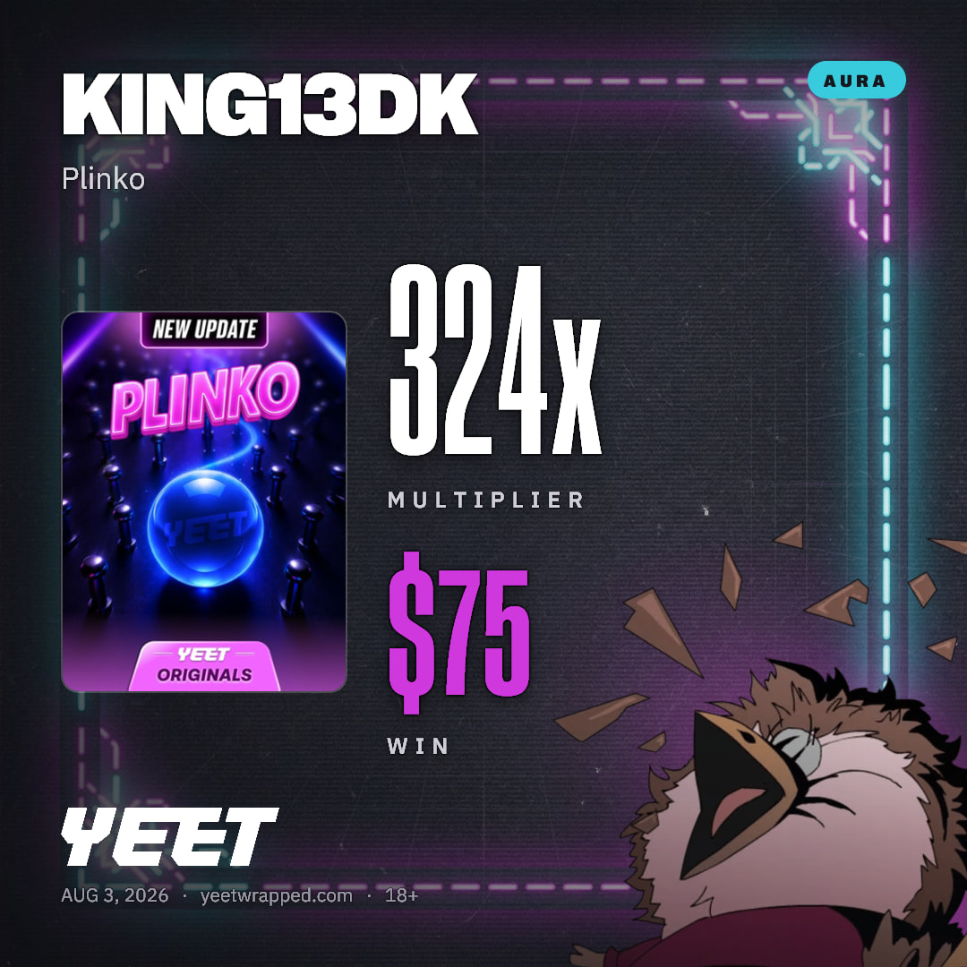 KING13DK hit 324x on Plinko