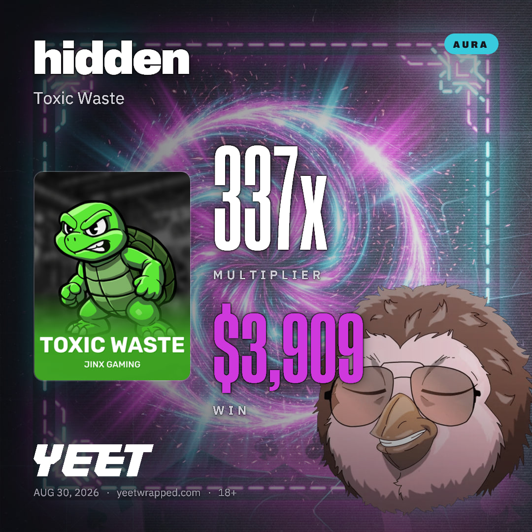 hidden hit 337.4x on Toxic Waste