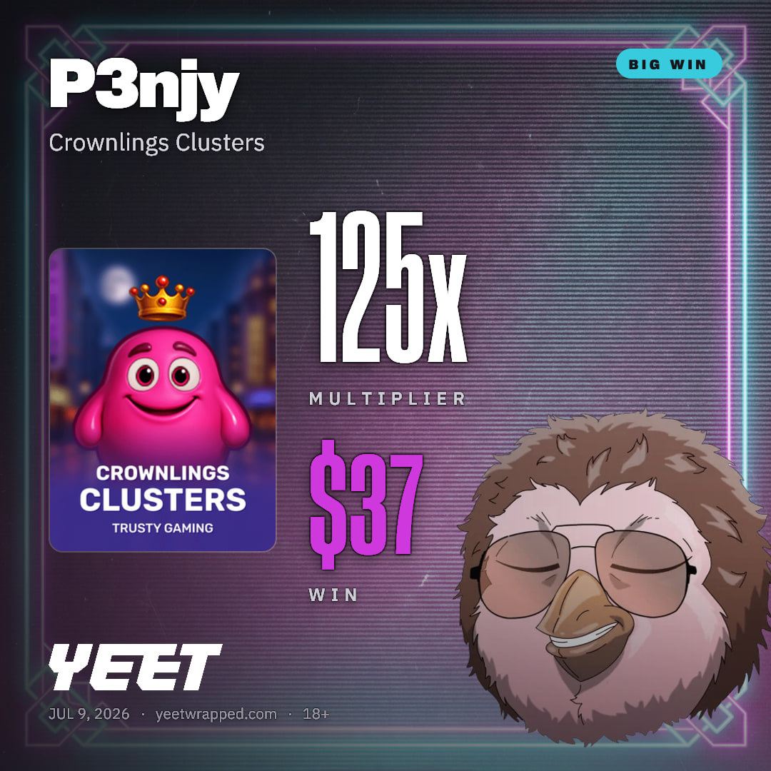 P3njy hit 124.5x on Crownlings Clusters