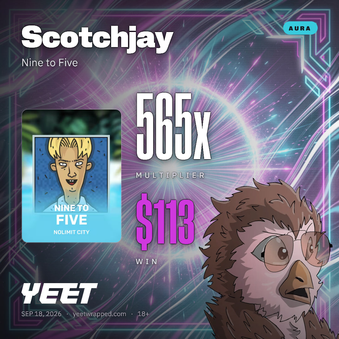 Scotchjay hit 565.3x on Nine to Five