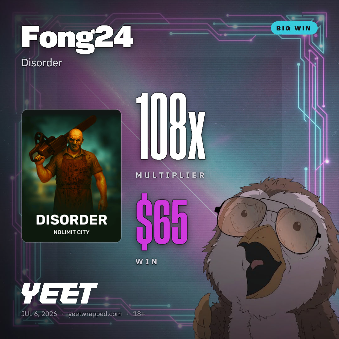 Fong24 hit 108.3x on Disorder