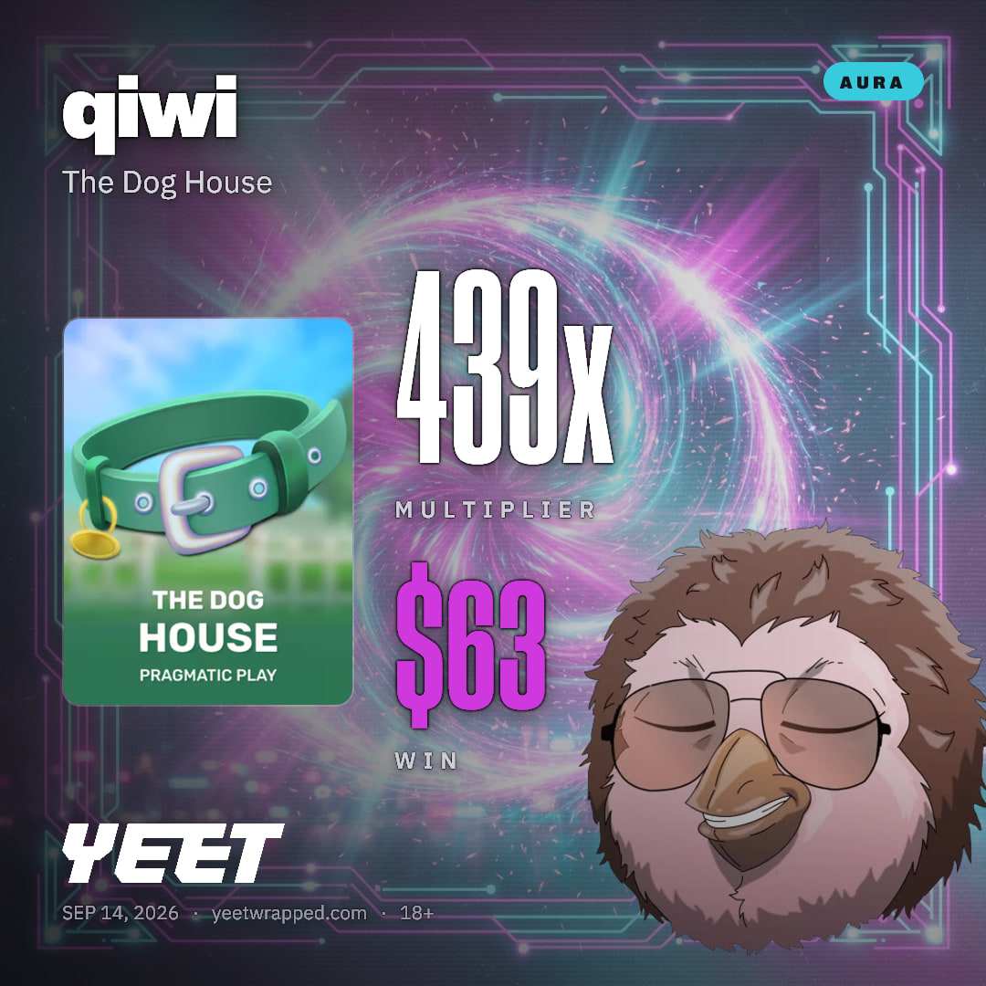 qiwi hit 439.4x on The Dog House