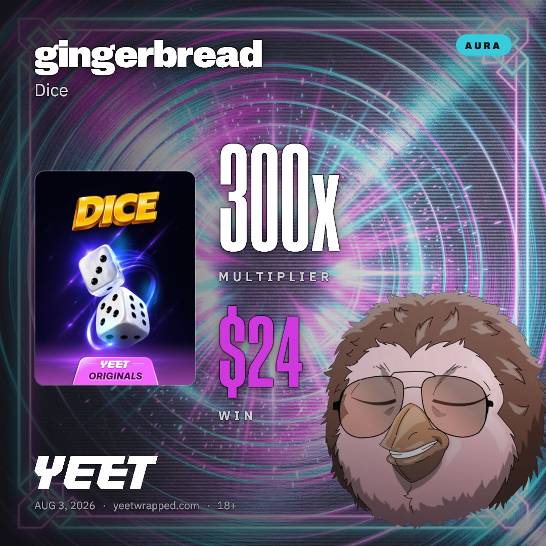 gingerbread hit 300x on Dice