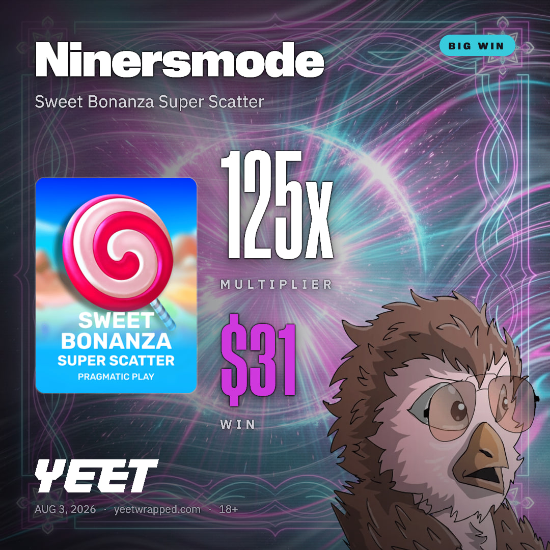 Ninersmode hit 124.6x on Sweet Bonanza Super Scatter