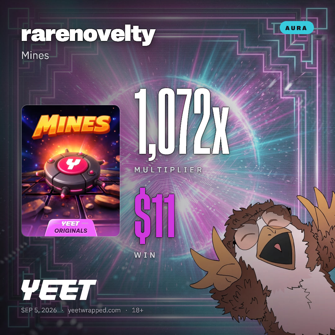 rarenovelty hit 1,072x on Mines