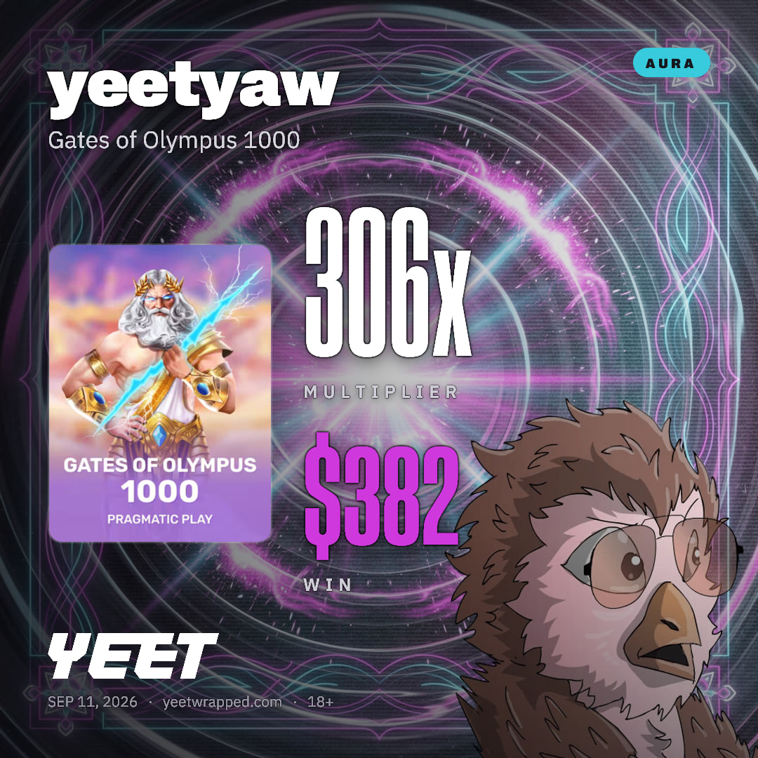 yeetyaw hit 305.6x on Gates of Olympus 1000