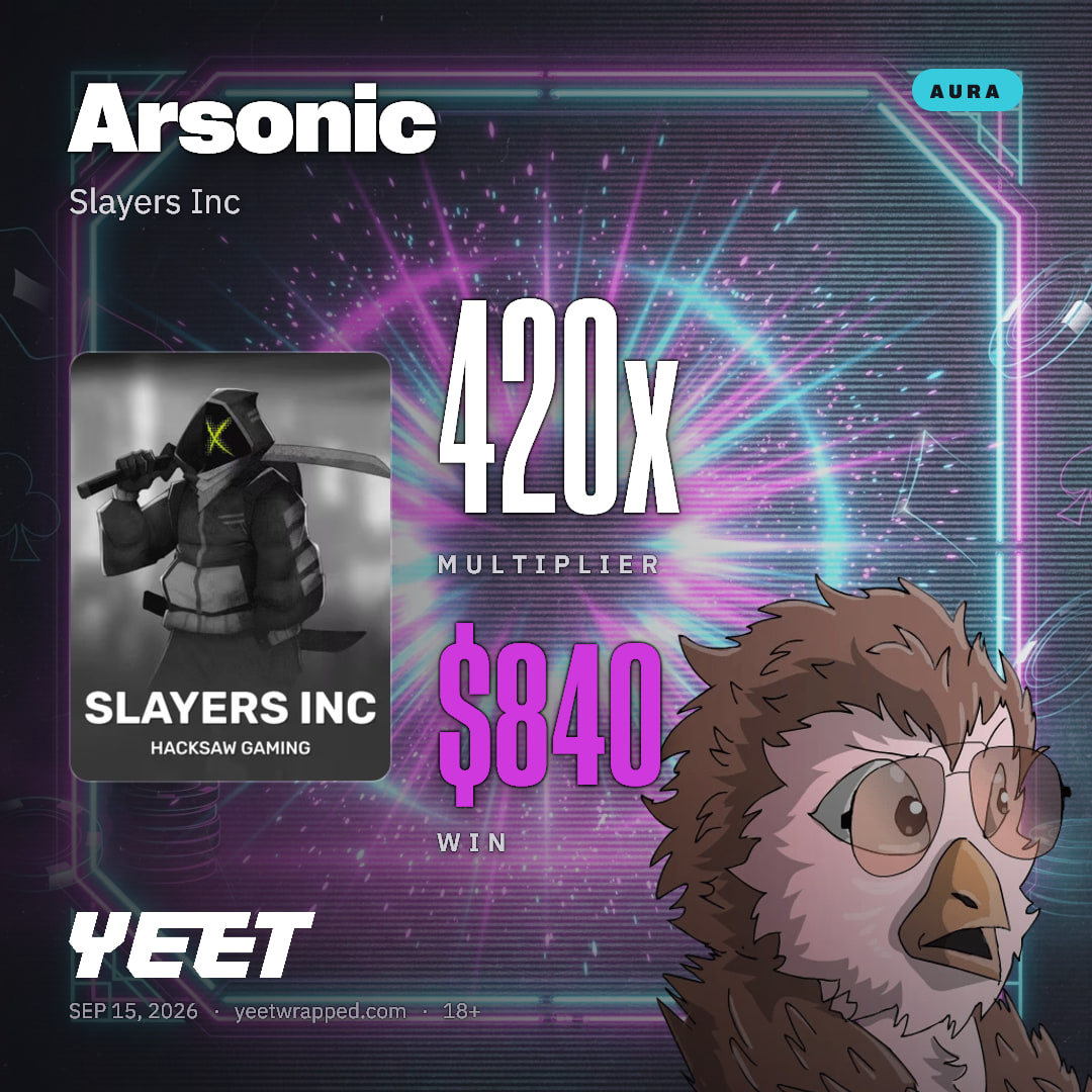 Arsonic hit 420x on Slayers Inc