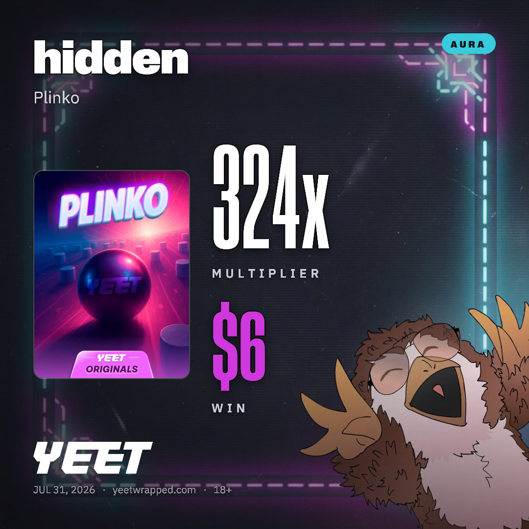 hidden hit 324x on Plinko