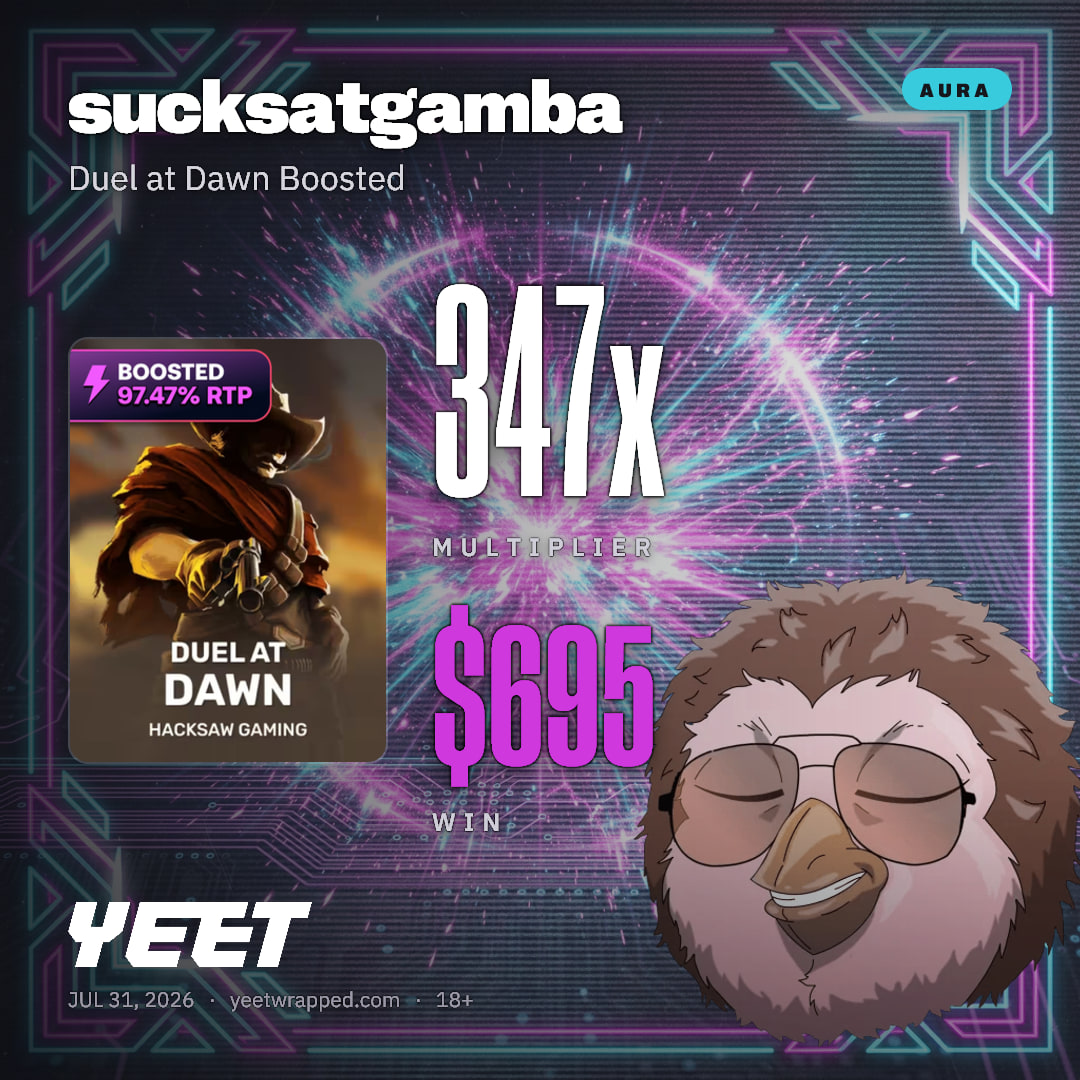 sucksatgamba hit 347.4x on Duel at Dawn Boosted