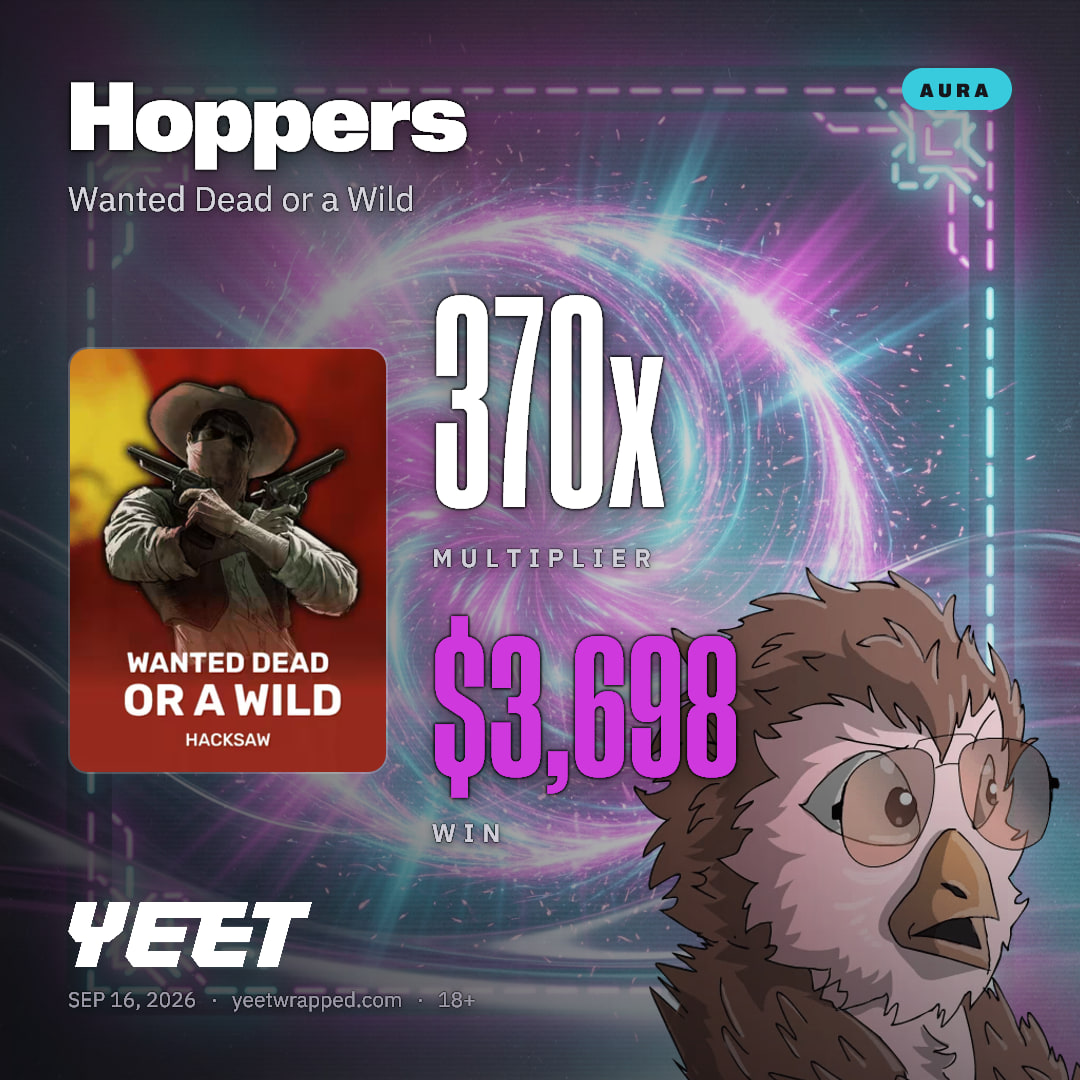 Hoppers hit 369.8x on Wanted Dead or a Wild