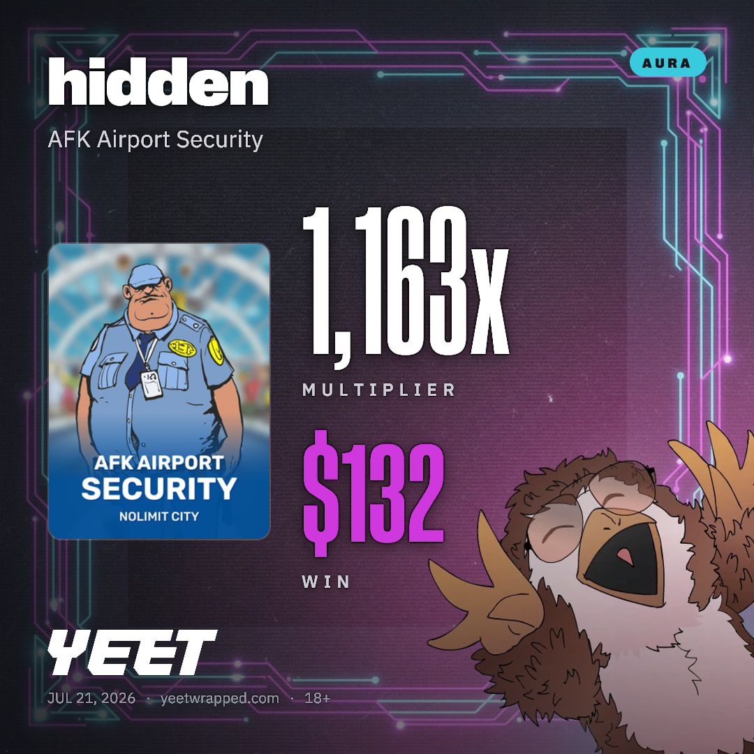 hidden hit 1,163x on AFK Airport Security
