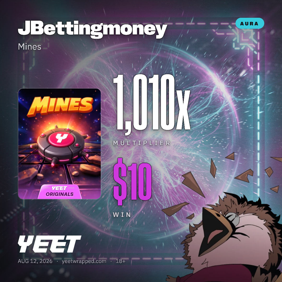 JBettingmoney hit 1,010x on Mines