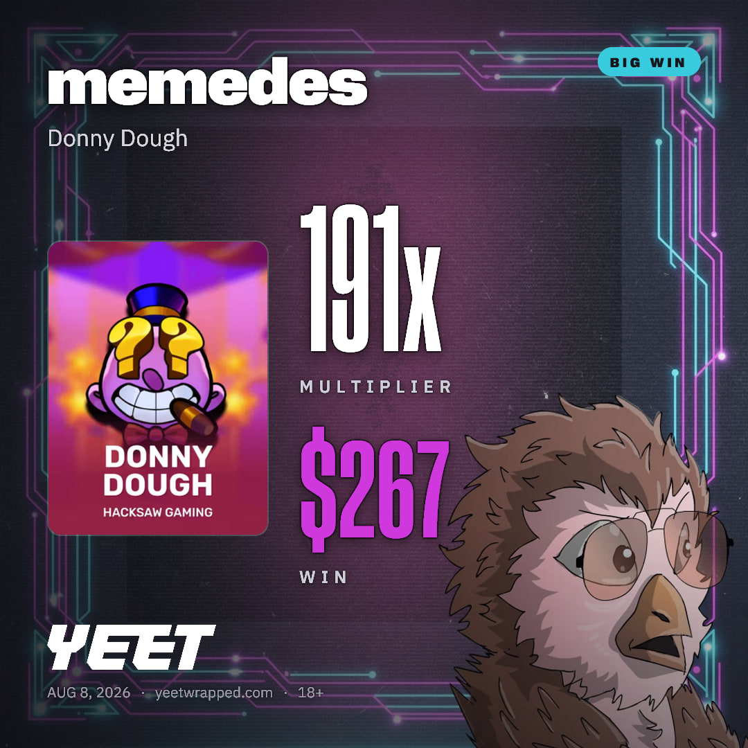 memedes hit 191x on Donny Dough