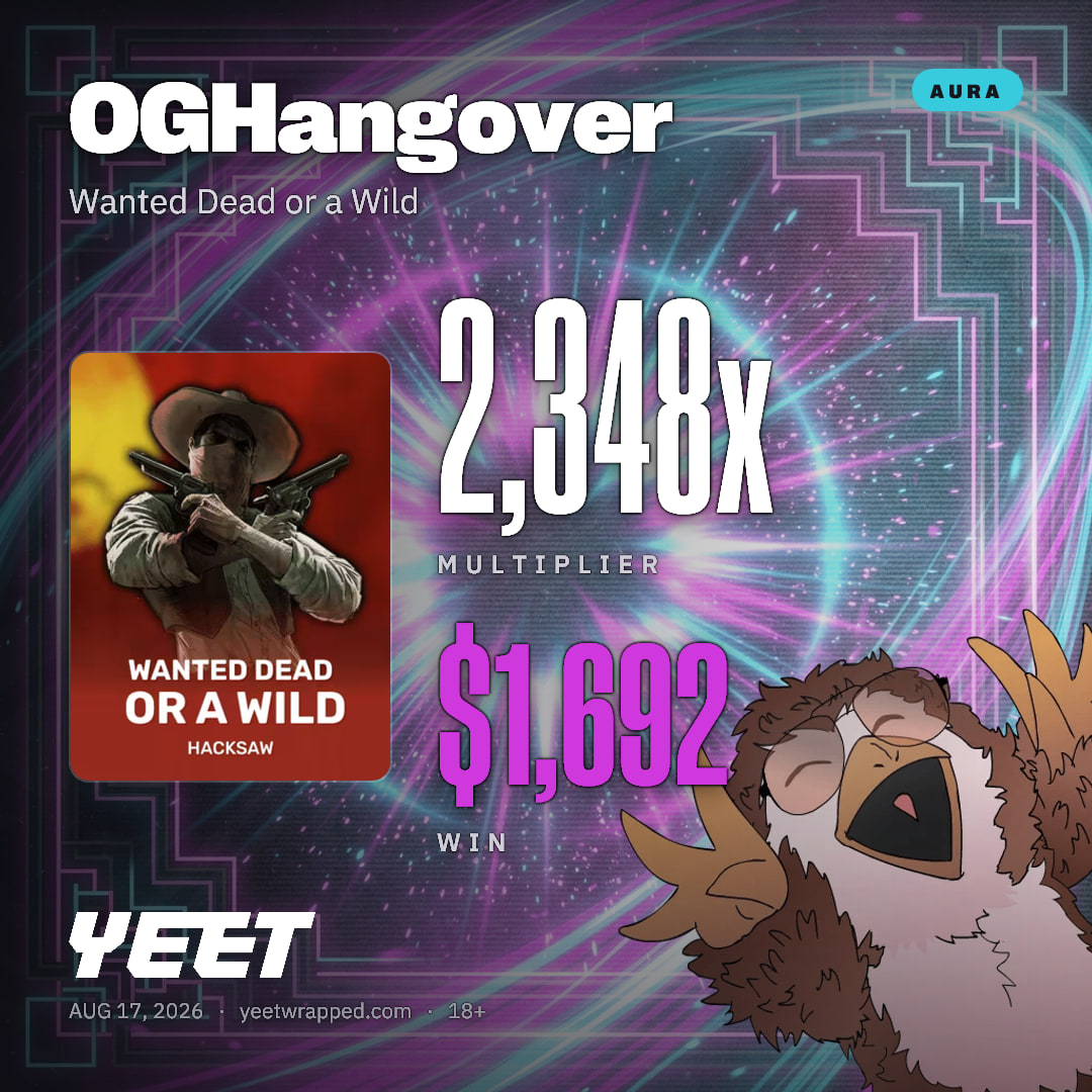 OGHangover hit 2,348x on Wanted Dead or a Wild