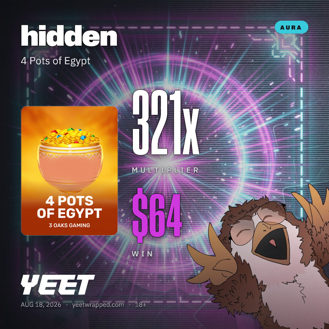 hidden hit 321x on 4 Pots of Egypt