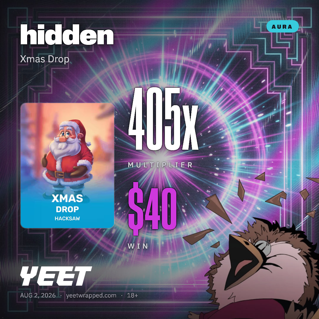 hidden hit 404.9x on Xmas Drop