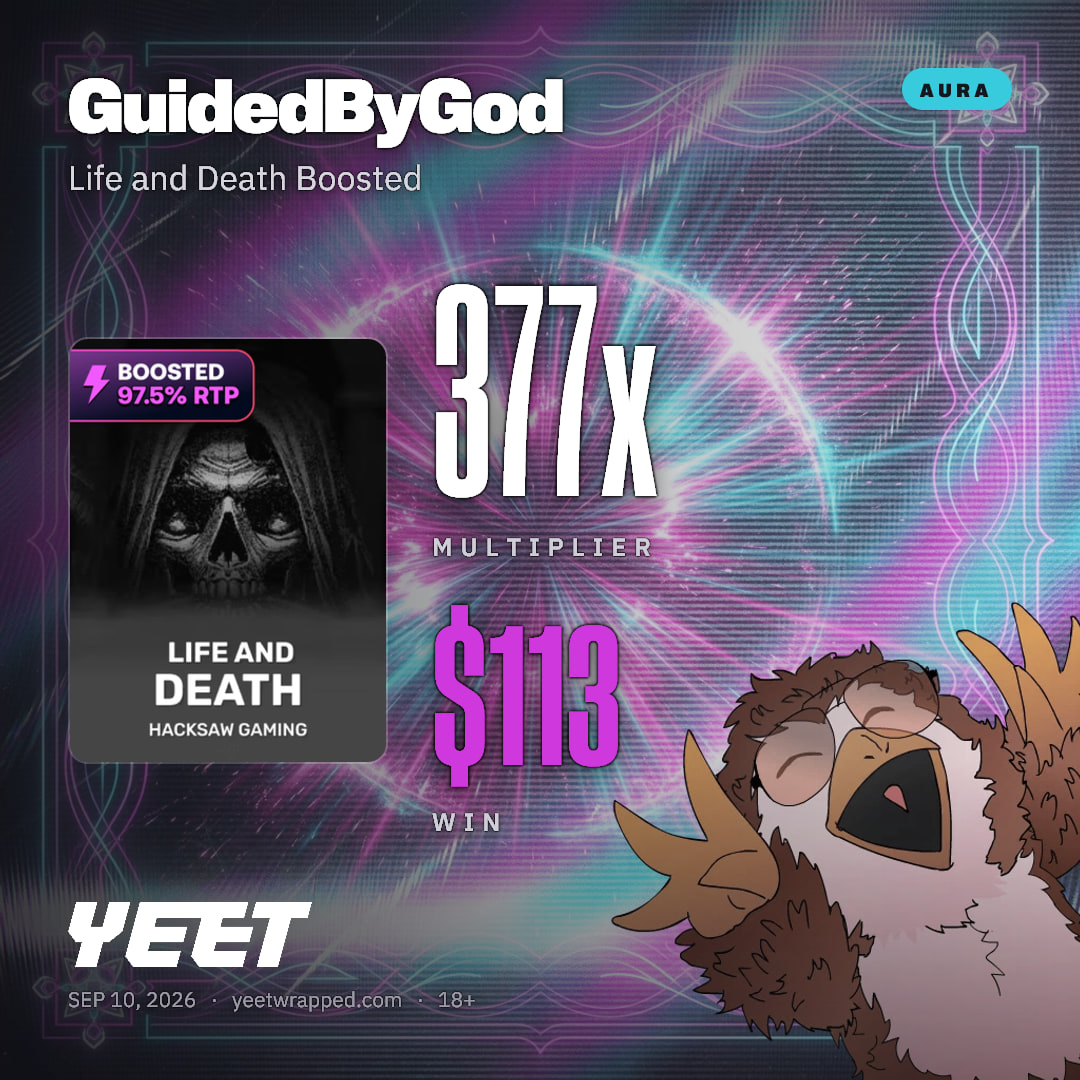 GuidedByGod hit 376.9x on Life and Death Boosted