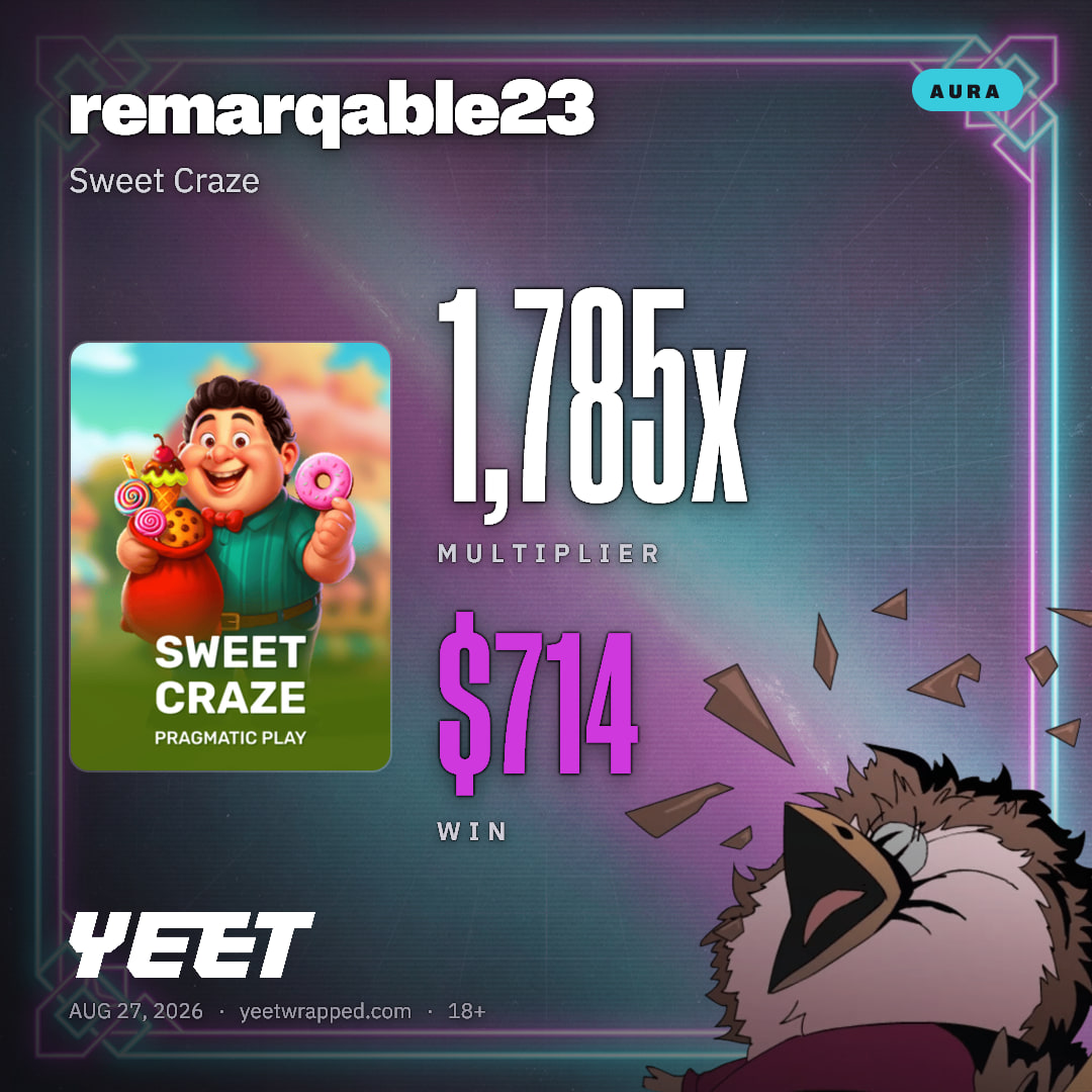 remarqable23 hit 1,785x on Sweet Craze