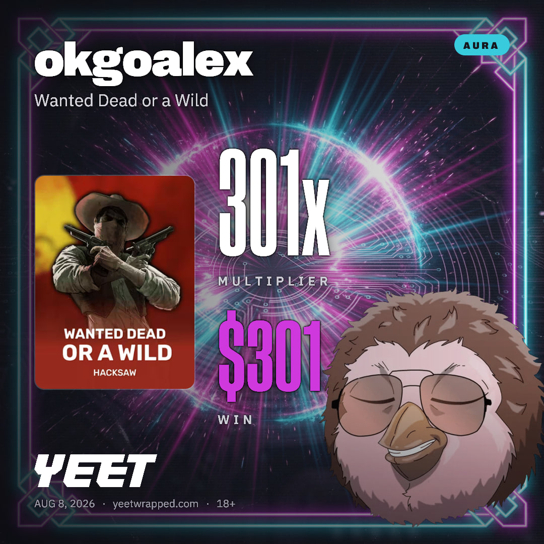 okgoalex hit 301.2x on Wanted Dead or a Wild