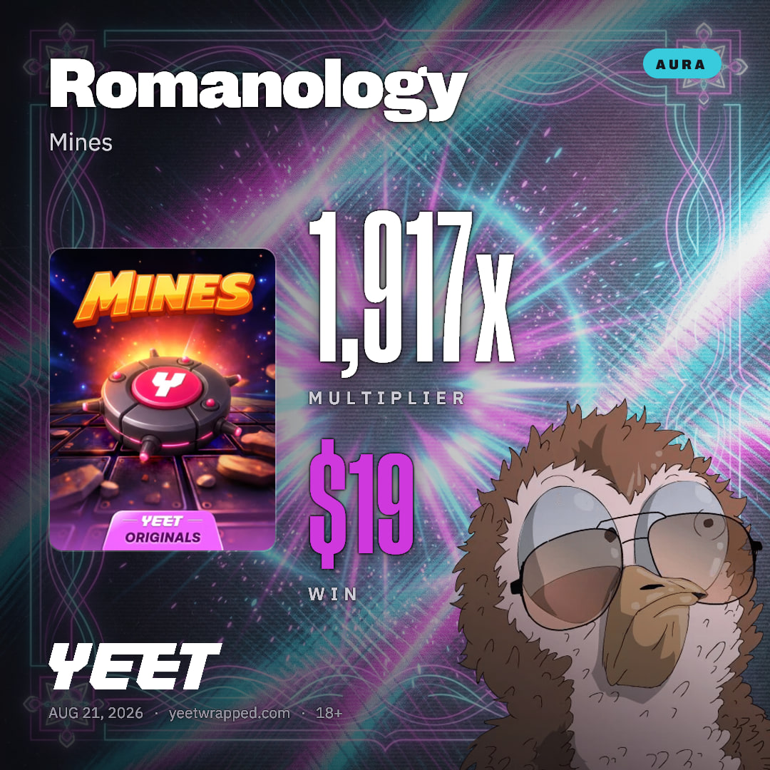 Romanology hit 1,917x on Mines