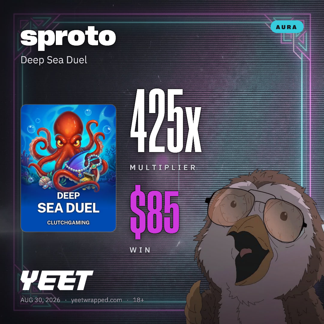 sproto hit 425x on Deep Sea Duel