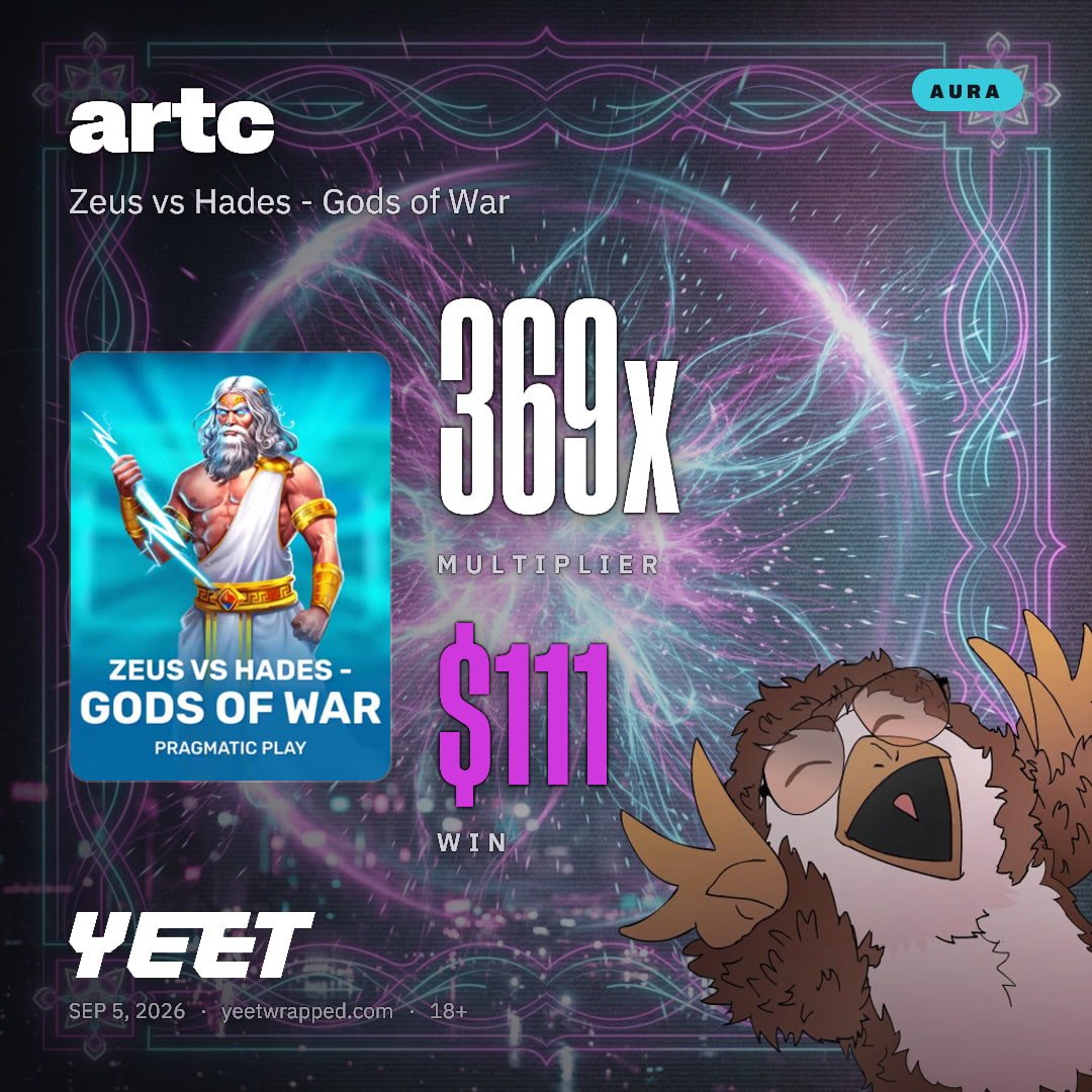 artc hit 368.5x on Zeus vs Hades - Gods of War