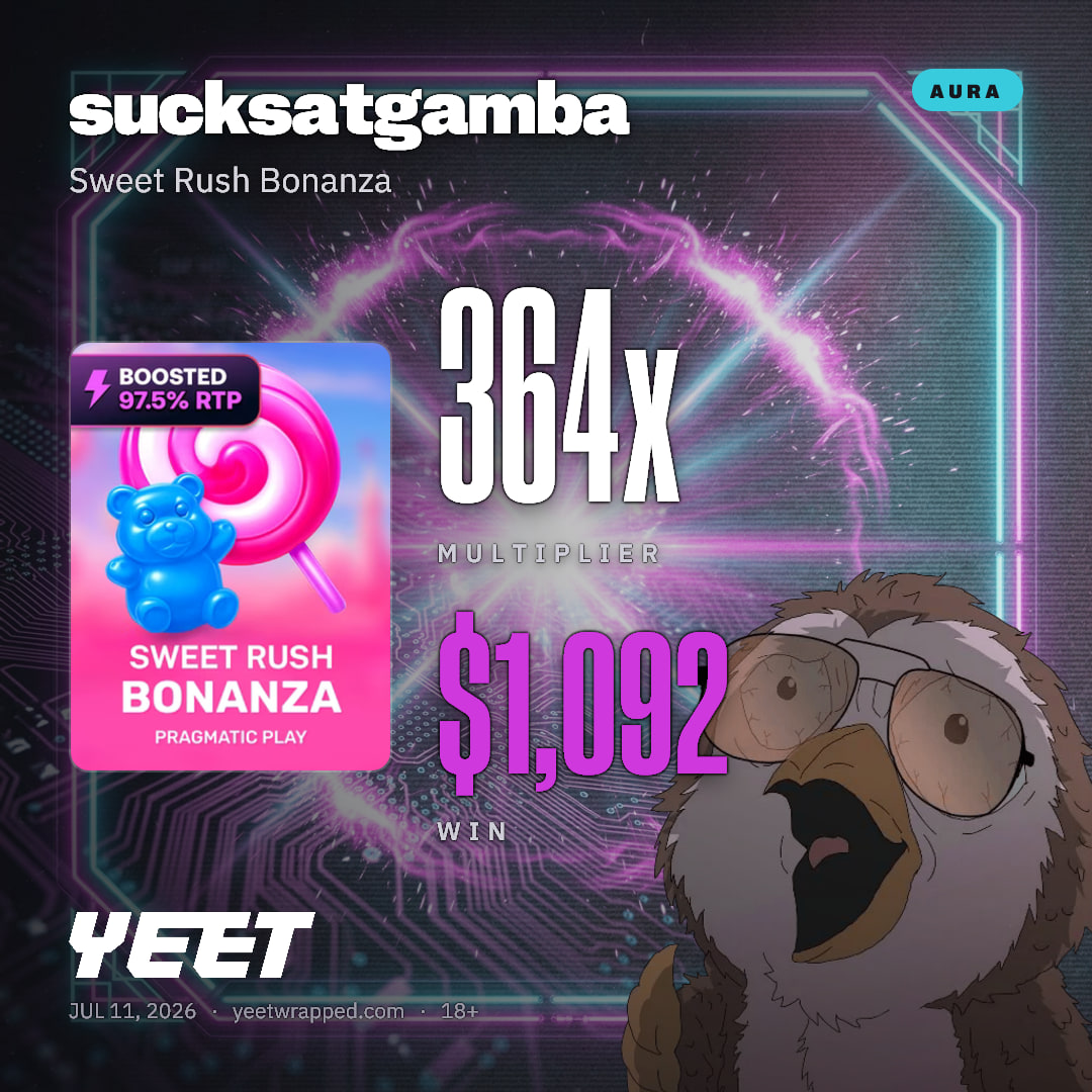 sucksatgamba hit 364.1x on Sweet Rush Bonanza