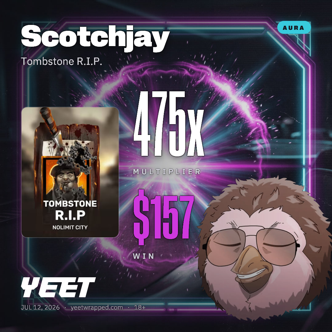 Scotchjay hit 474.9x on Tombstone R.I.P.