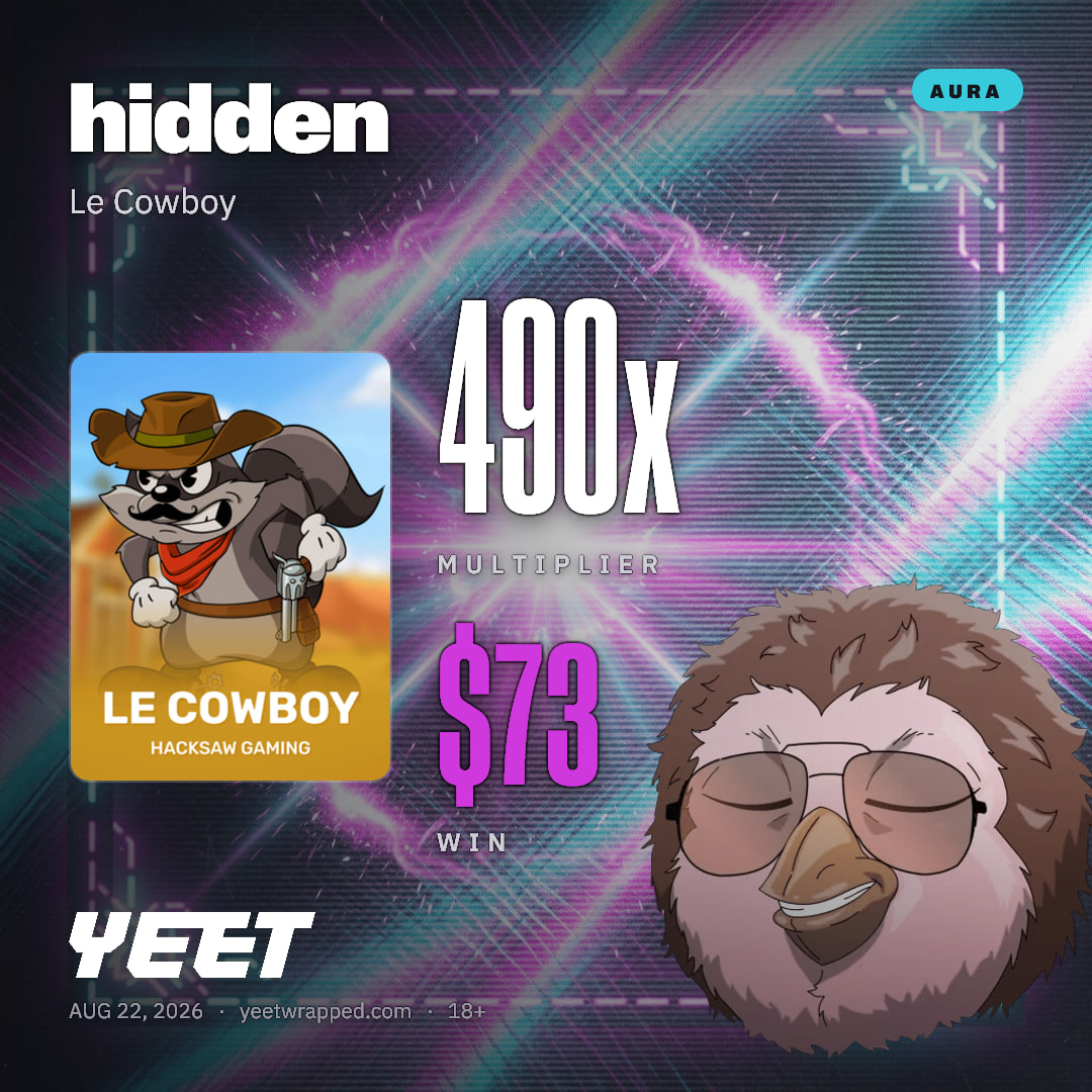 hidden hit 489.9x on Le Cowboy